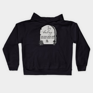 Halsey Ya'aburnee Lyrics IICHLIWP Kids Hoodie